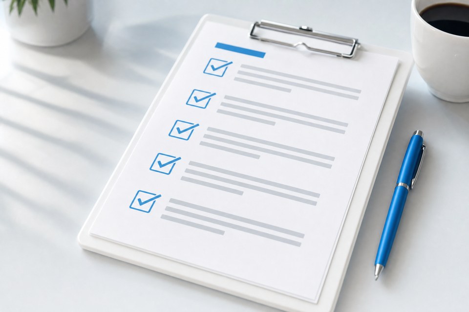 Checkliste mit Signalen aus dem CRM
